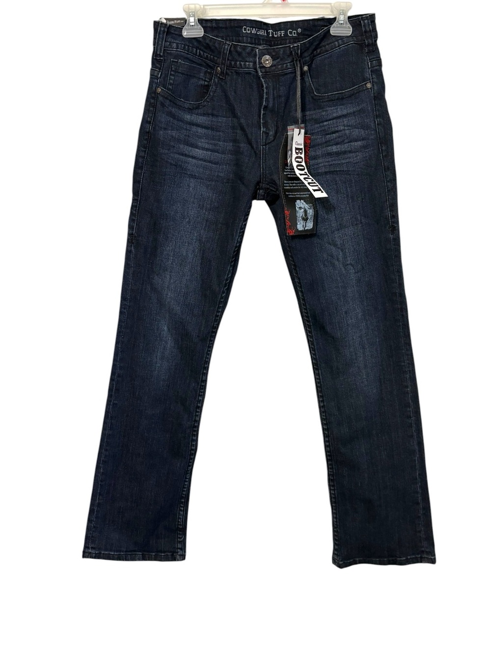 NEW Cowgirl Tuff Size 32 Forever Tuff Bootcut Jeans Dark Wash Western Country
